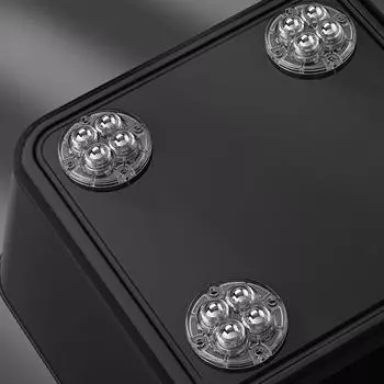 4pcs Self Adhesive Caster Mini Swivel Wheels Stainless Steel Universal Rotation Pulley for Furniture Storage Box чёрный