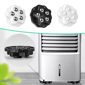 4Pcs Self Adhesive Casters Wheel 360 Degree Rotation Sticky Pulley Sliders Appliance Rollers for Kitchen Appliances