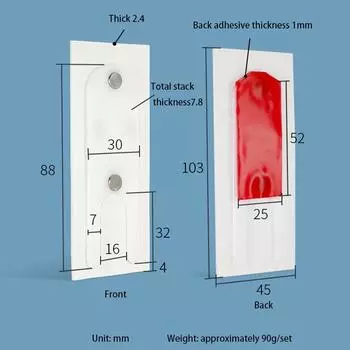4Pcs/Set Plastic Steel Aluminum Alloy Windproof Block Sliding Door Window Sealing Block Soundproof Push-Pull Window Accessories as the picture