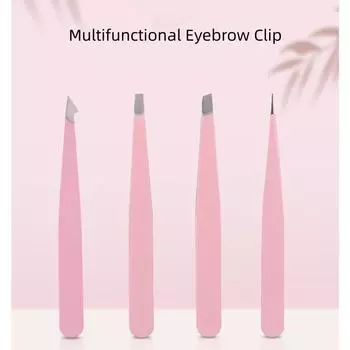 4 шт./набор профессиональных пинцетов для бровей, зажим для удаления волос на бровях, наборы для макияжа, наращивание ресниц, пинцеты для ресниц, красота