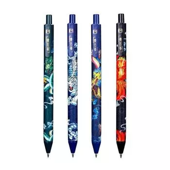 4pcs/set Quick-drying Neutral Pen Chinese Ancient Style Signature Pen Ancient Style Gel Pen Student 4pcs/set