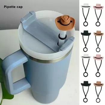 4PCS Silicone Cowboy Hat Straw Covers Cap Topper Dust Proof Protector Cap 4pcs/pack