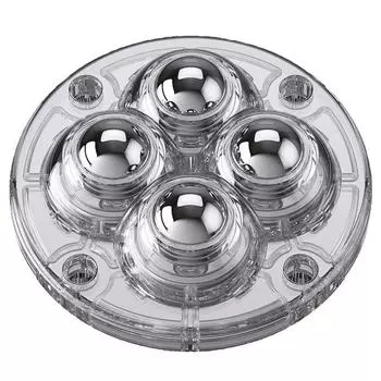 4pcs Stainless Steel Universal Pulley Rotation Self Adhesive Caster Mini Swivel Wheels for Furniture Storage Box чёрный