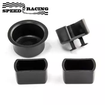 Комплект из 4 втулок шарнира задней двери, подходит для Dodge Ram и грузовиков Ford F серии чёрный