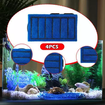 4Pcs Tank Cartridges Aquarium Cartridges, Easy to Install, Replace Parts for 5W Turtle Tanks Reptile