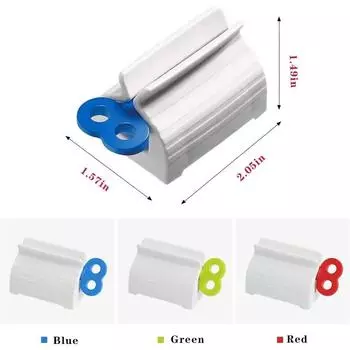 4pcs Toothpaste Tube Squeezers Rotatable Squeeze Toothpaste Dispenser Manual Toothpaste Tube Roller Squeezer Tool for Bathroom красный