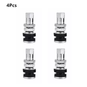 4Pcs TR161 Car Bolt In Tyre Valve Tire Metal Tubeless Clamp In Wheel Rim Rubber