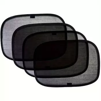 4PCS UV Guard Car Sun Shades- Durable Mesh Shields with Easy Cling, Anti-glare & UV Protection for SUV Side Windows