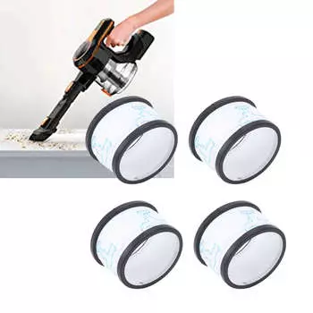 4pcs Vacuum Cleaner Replacement Filter Vacuum Cleaner Accessories Filters For INSE S600 S6P S6 Vacuum Cleaner Parts White