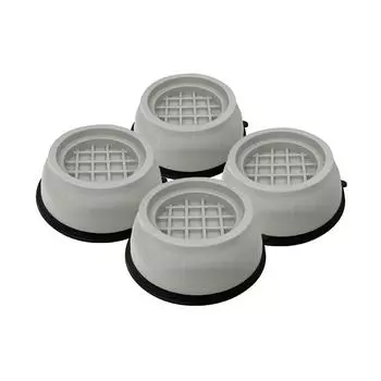4Pcs Washing Machine -vibration Mute Mat - Foot Pad Dryer One Size