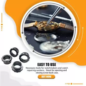 4 шт. Регулируемая задняя крышка для часов DIY открывалка для ремонта часовщик съемник штампов домашний ювелирный магазин аксессуар