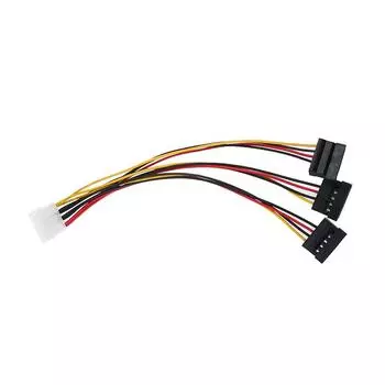4Pin Ide Molex до 3 разъемов удлинительного кабеля Ata Sata Power Splitter