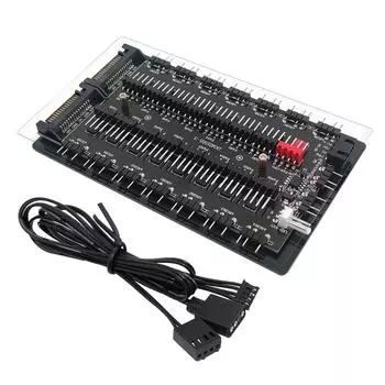 4PIN PWM 5V ARGB Вентилятор для корпуса компьютера с магнитным основанием Двойной 16-битный охлаждающий вентилятор для процессора ARGB Освещение Splitter Синхронизация материнской платы