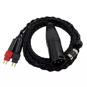 4pin XLR сбалансированный сменный модернизированный кабель для hd600 hd650 hd580 наушники OFC разветвитель кабель высокочастотный провод