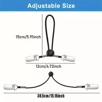 4шт. эластичный регулируемый натяжной шнурок для автомобиля, простыня, диванная подушка, одеяло, нескользящий зажим, фиксированный эластичный зажим One Size