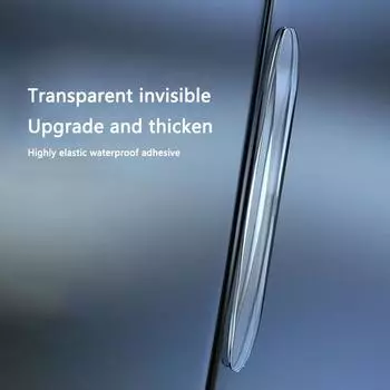 4шт. Автомобильная дверь, противоударные полосы, невидимая универсальная защита кромок, защита от царапин, наклейки, декоративные полосы, автомобильные аксессуары прозрачный