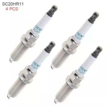 4шт автомобильные свечи зажигания иридиевые свечи зажигания насадки SC20HR11