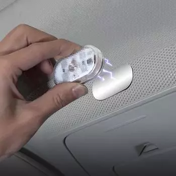 4шт беспроводной светодиодный светильник магнитный сенсорный светильник автомобильный магниты на крышу потолочный светильник ночник для чтения лампа для чтения салонное освещение автомобиля белый