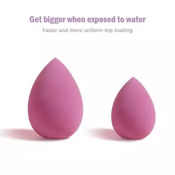 4шт блендер для макияжа косметическая слоеная губка для макияжа с коробкой для хранения фиолетовый