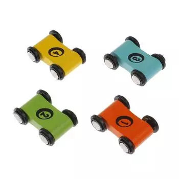 4шт детский скутер миниатюрный трек раздвижной гоночный инерционный автомобиль с откатом назад игрушка