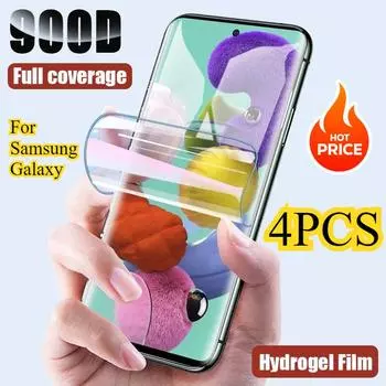4шт гидрогелевая пленка для Samsung Galaxy M21 A21s A51 A71 A31 M30S Защитная пленка для экрана для Samsung A 51 71 M 21 не стекло For Samsung A12