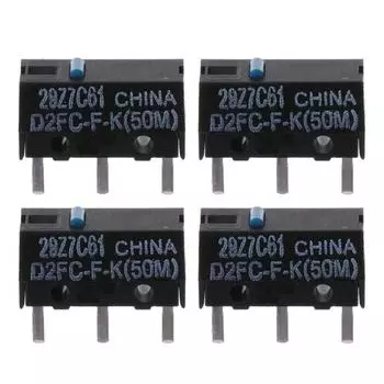 4шт/комплект D2FC-FK (50M) Микропереключатели мыши Микропереключатель для серии MX G/для трекбола Mars/мыши Apple- G3 G4 G5