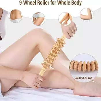 4шт/комплект деревянных массажных инструментов терапевтический массажер набор лимфодренажный массаж Maderoterapia