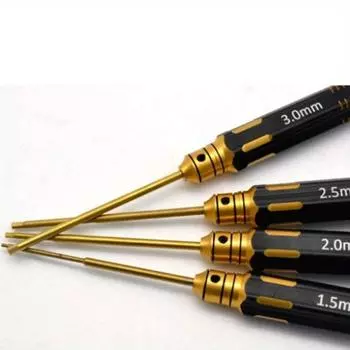 4шт/комплект из четырех предметов с титановым покрытием, набор из моделей автомобилей, моделей авиации, моделей кораблей, инструменты для внутреннего ремонта из быстрорежущей стали