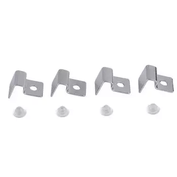 4шт/комплект из нержавеющей стали для аквариума, стеклянная крышка, держатель для крепления зажима(6мм)