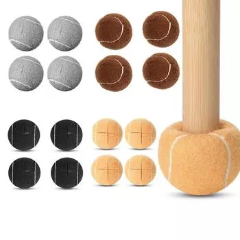 4шт/комплект нескользящий стул ножка протектор пола теннисные мячи форма стул ножка колпачок мебель серый