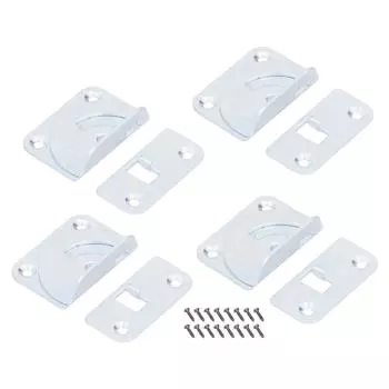 4шт кронштейн для крепления рельса кровати из прочной нержавеющей стали для подставки для ног на раме кровати