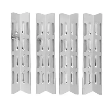 4шт. Крышка для гриля, нагревательная пластина, защитная палатка, эмалированная нержавеющая сталь, регулируемая