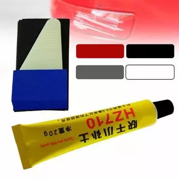 4шт/набор инструментов для ремонта царапин, черный серый, заполнитель царапин 20г красный