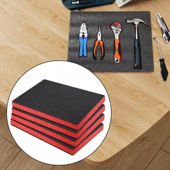 4шт пенопластовые вставки упаковываются в подушку, совместимую с многоразовым использованием, для настольных миниатюр своими руками 40cmx30cmx5cm