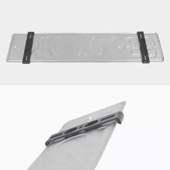 4шт пластиковые безрамные рамки номерного знака, стойкие к погодным условиям рамки номерного знака, автомобильные аксессуары чёрный