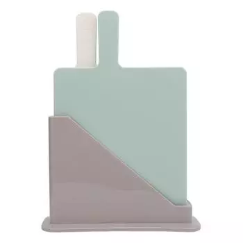 4шт пластиковые разделочные доски набор цветных разделочных досок с подставкой для хранения для домашней кухни