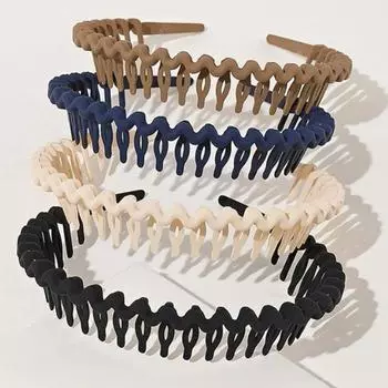 4шт. Прессованная повязка для волос для умывания лица, повязка на голову, летняя женская повязка для волос, летняя шпилька для волос