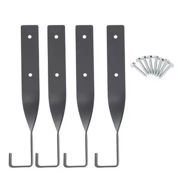 4шт прочная стойка для хранения бензопилы крючок многофункциональная настенная вешалка для бензопилы для гаража G