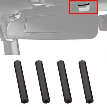4шт. Ремкомплект солнцезащитного козырька со смазкой для уплотнительного кольца для Jeep Wrangler JK JKU 2007-2017, ремонтные трубки, левый и правый солнцезащитный козырек