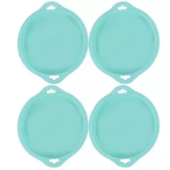 4шт силиконовые многослойные формы для торта круглая форма для хлеба противень для торта антипригарные инструменты для выпечки(зеленый S зелёный