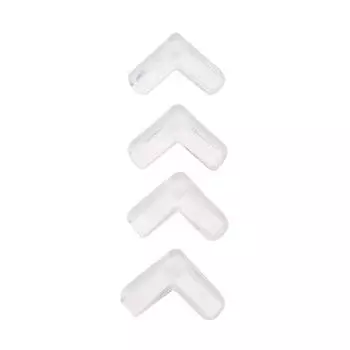 4шт силиконовый детский защитный уголок для мебели, защитный край от столкновений прозрачный