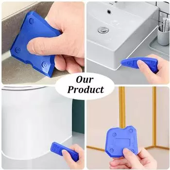 4шт силиконовый стеклянный скребок для цемента герметик инструмент для удаления затирки инструменты для отделки дома набор инструментов для удаления цементного герметика