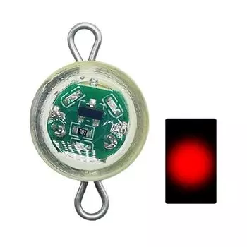 4шт. Светодиодная лампа-ловушка для рыбы с кнопкой, активируемая водой, для ночной рыбалки