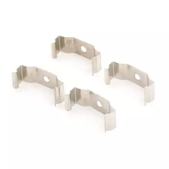 4шт T8 люминесцентная лампа держатель кронштейн зажимы гнездо серебро