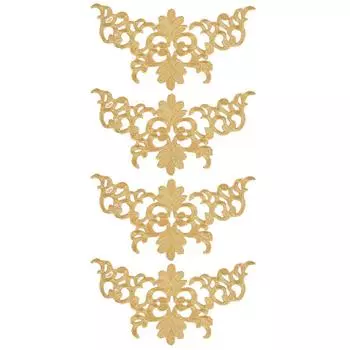 4шт вышитая нашивка швейная ткань наклейка DIY аппликация ремесло украшение одежда