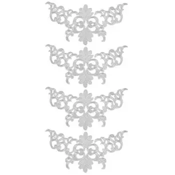 4шт вышитая нашивка швейная ткань наклейка DIY аппликация ремесло украшение одежда