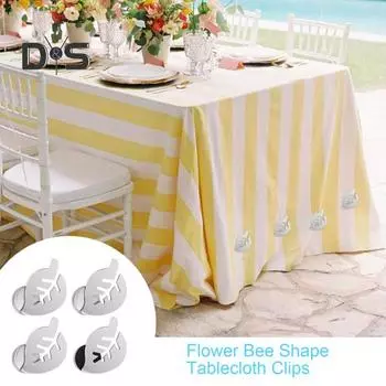 4шт зажим для скатерти магнитные держатели для скатерти из нержавеющей стали цветок пчела форма бабочки скатерть подвеска для уличных столов садовая вечеринка пикник D