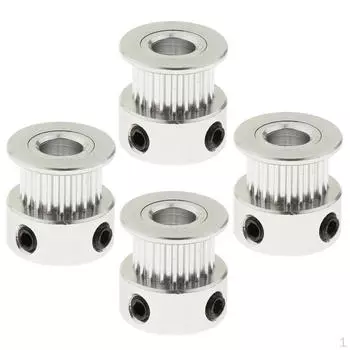 4шт зубчатый шкив экструдер 6.35мм ремень для 3D-принтера