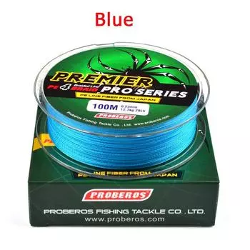 4strands Pe 1pcs Line Braided 100m Fishing Line Multifilament Wire Accessories 1.0/15LB