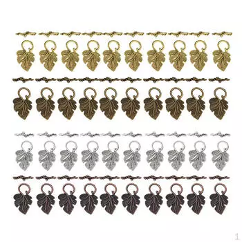 4x10 шт цветов латунь/золото/бронза/тибетская форма застежки-переключатели для изготовления ювелирных изделий браслеты конец